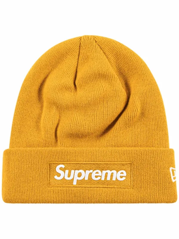 Supreme Box Logo Mustard Beanie