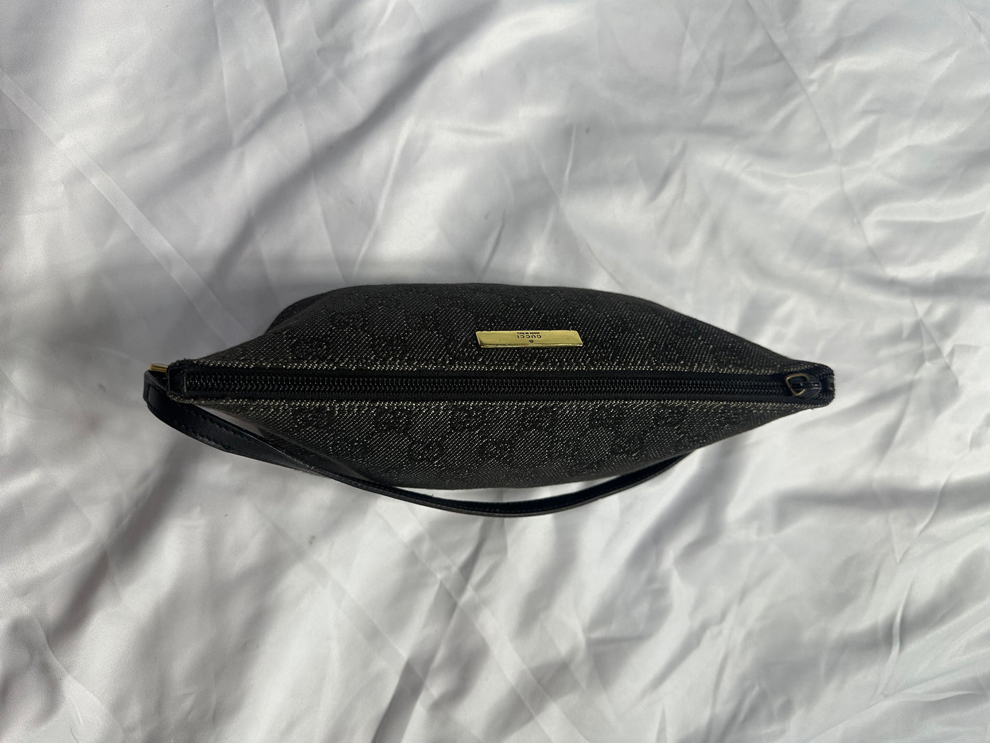 Gucci Black Monogram Pouch