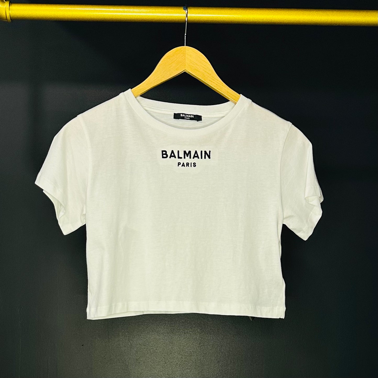 BALMAIN CROP TOP DAMA