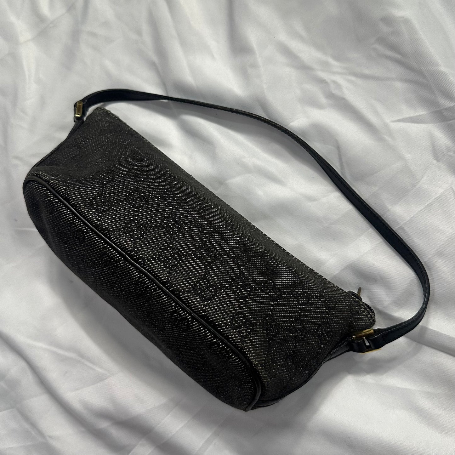 Gucci Black Monogram Pouch