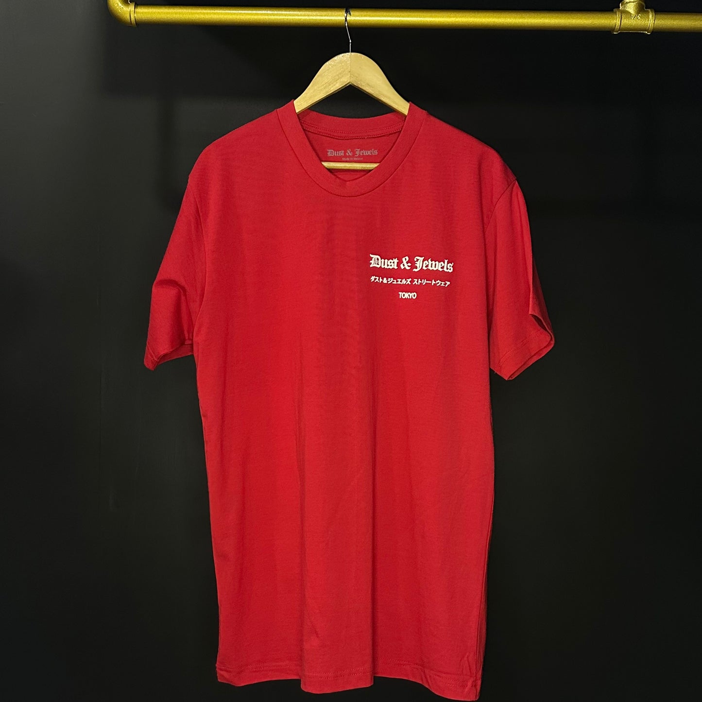 DUST & JEWELS Red Basic Tee