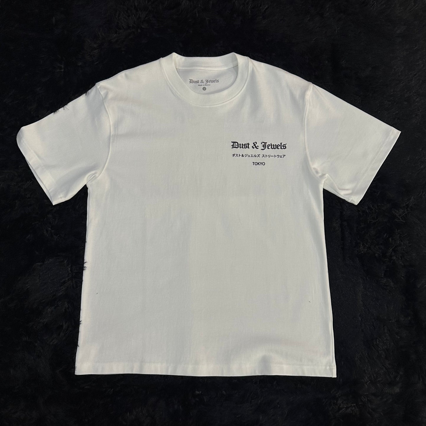 DUST & JEWELS White Basic Tee