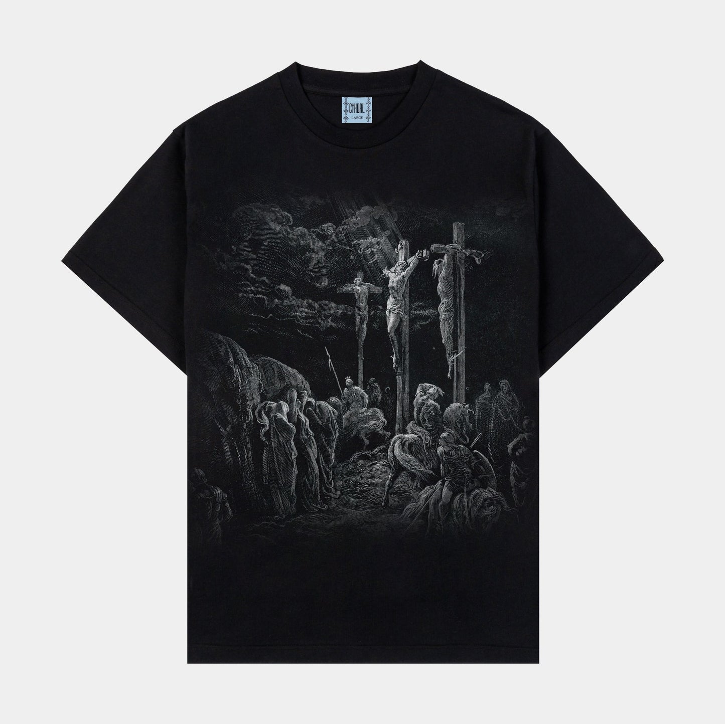 CTHDRL Crucifix Washed Short Sleeve