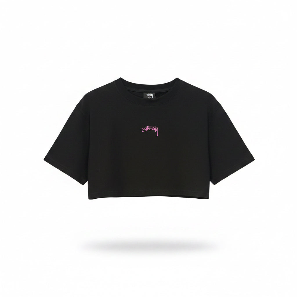 Stussy Black Crop