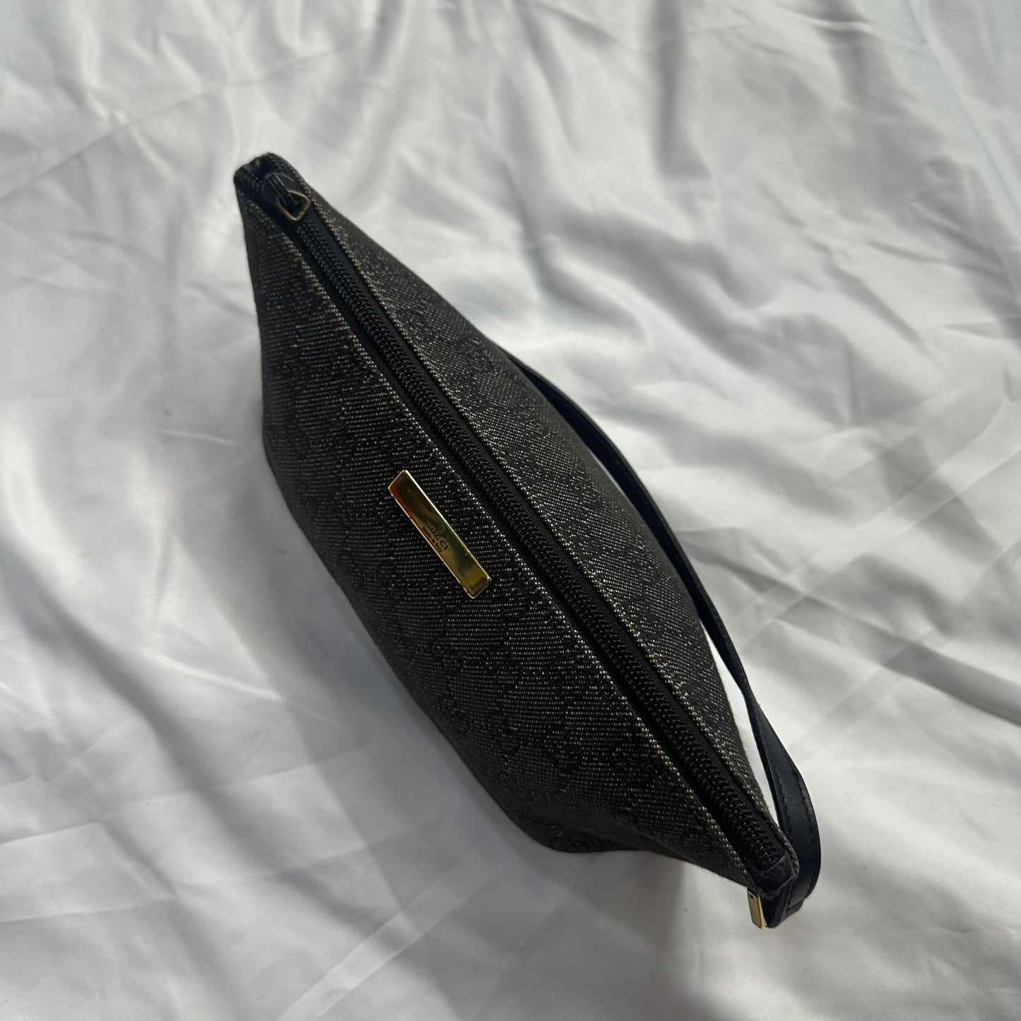 Gucci Black Monogram Pouch