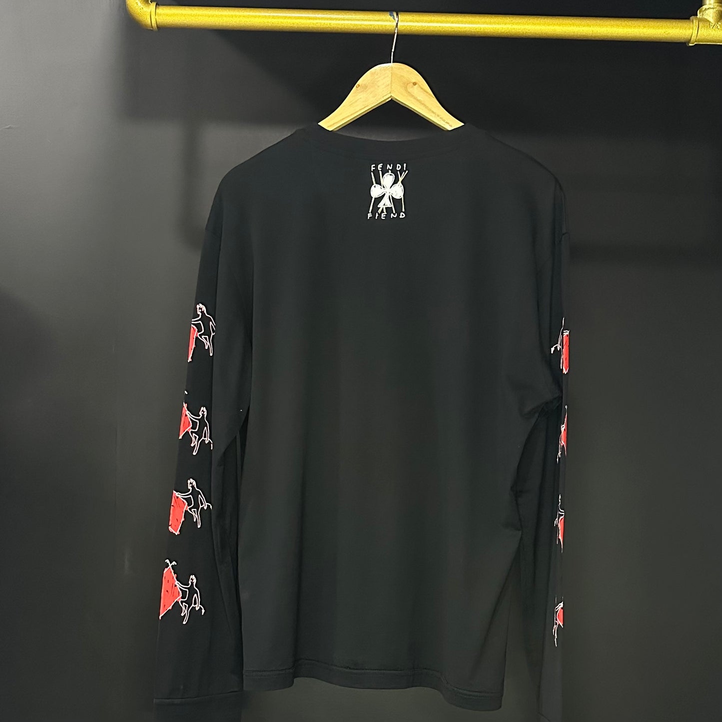 Fendi Roma Black Tee