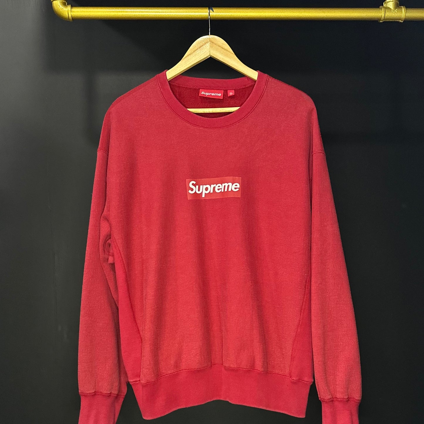 Supreme Box Logo Crewneck Red