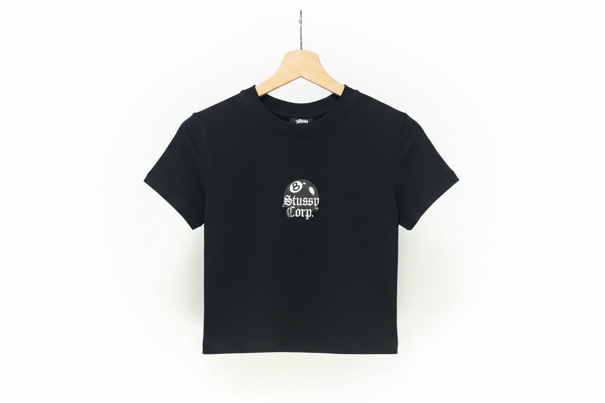 Stussy Black Crop