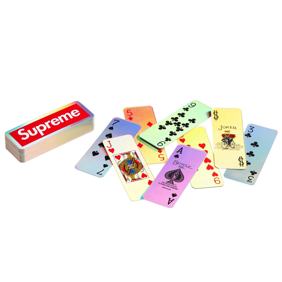 SUPREME /BICYCLE HOLOGRAPHIC SLICE CARDS