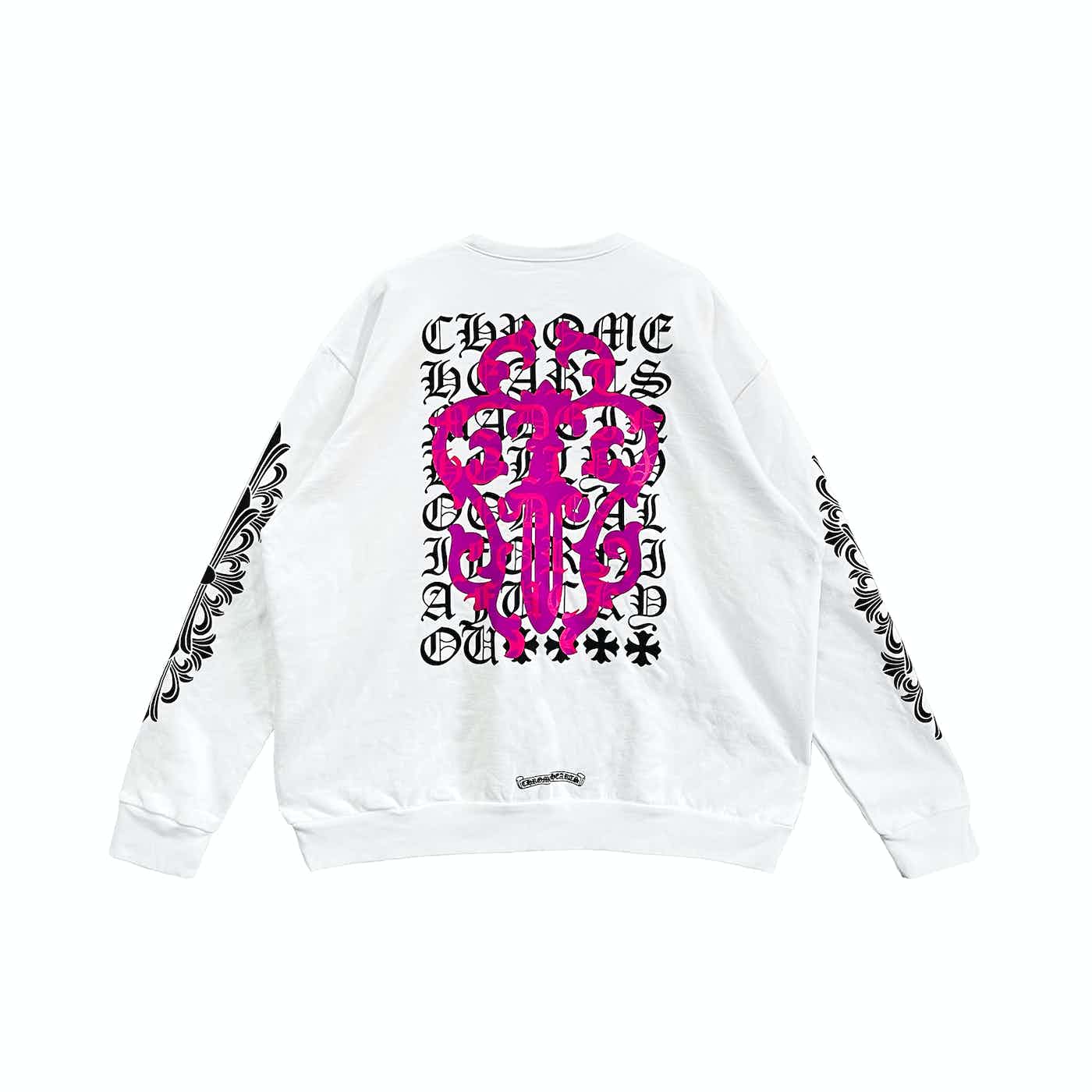 Chrome Hearts Eye Chart Dagger Longsleeve Crewneck