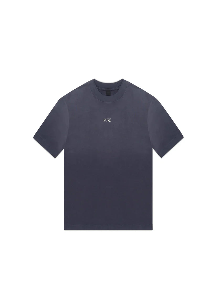 PURE ATELIER BLUE WASHED T-SHIRT