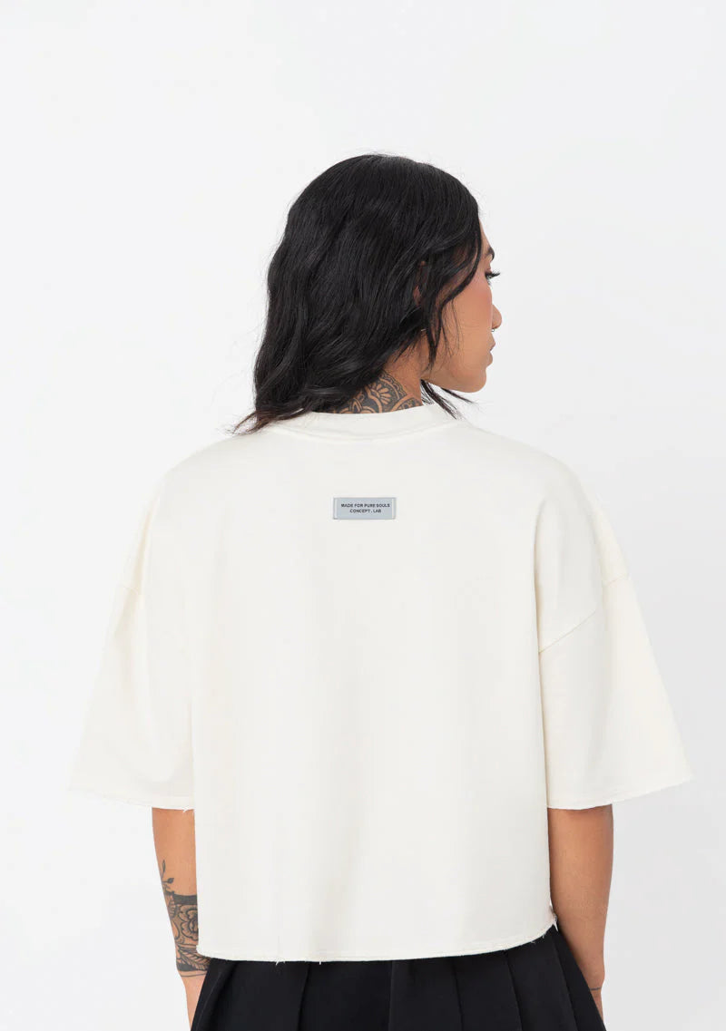 PURE CROP TOP ATELIER CREAM