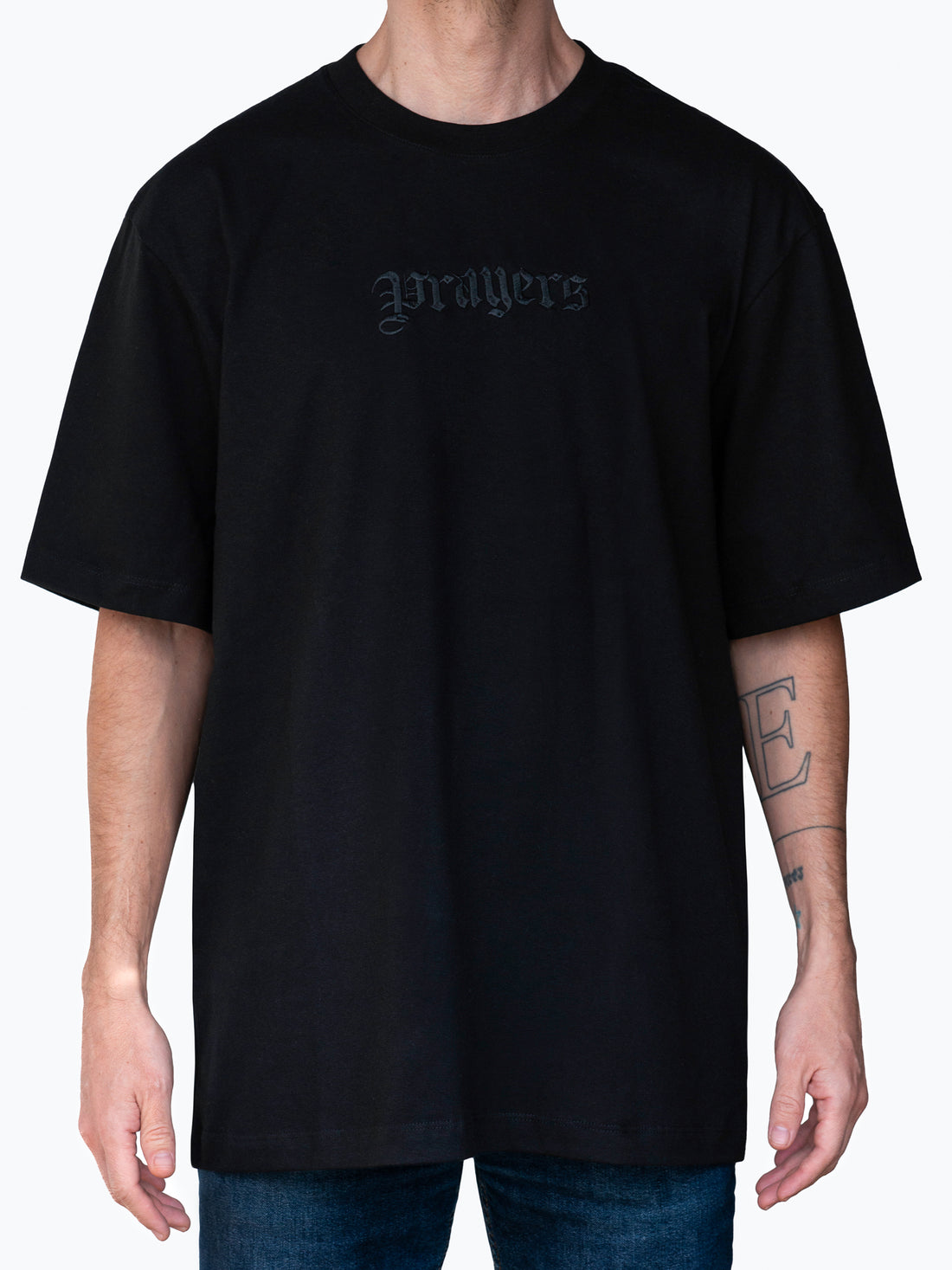 Prayers Black Tee