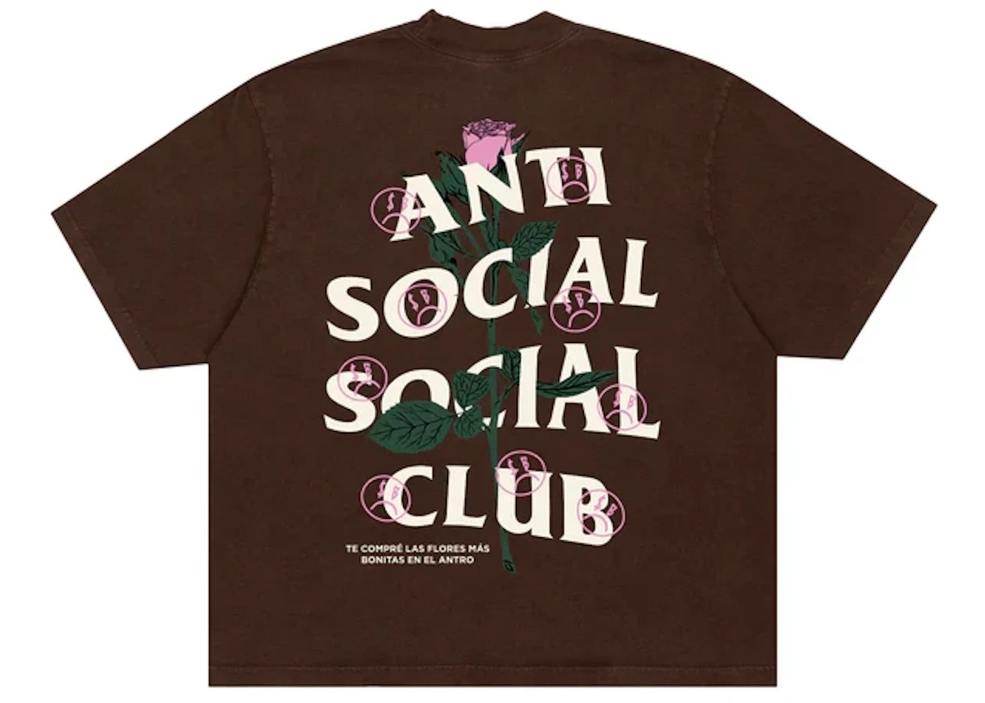 Anti Social Social Club Sadboyz Fin De Semana Tee
Brown