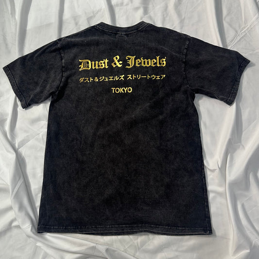 DUST & JEWELS GREY STONE BASIC TEE
