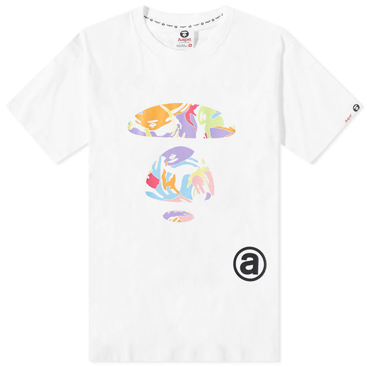 AAPE Rainbow Camo Face T-Shirt