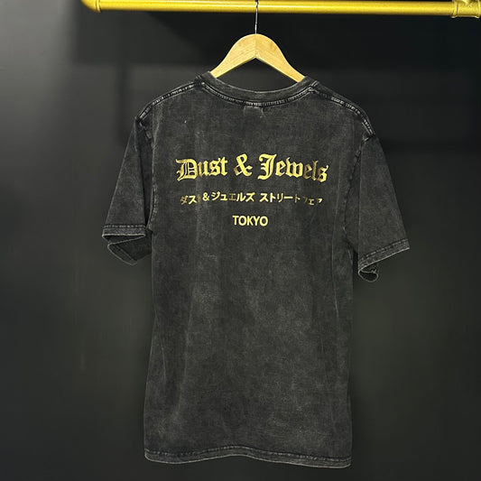 DUST & JEWELS GREY STONE BASIC TEE