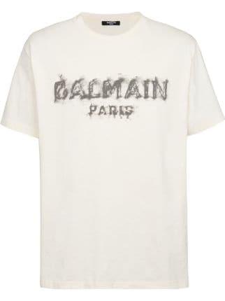 Balmain París Beige Tee