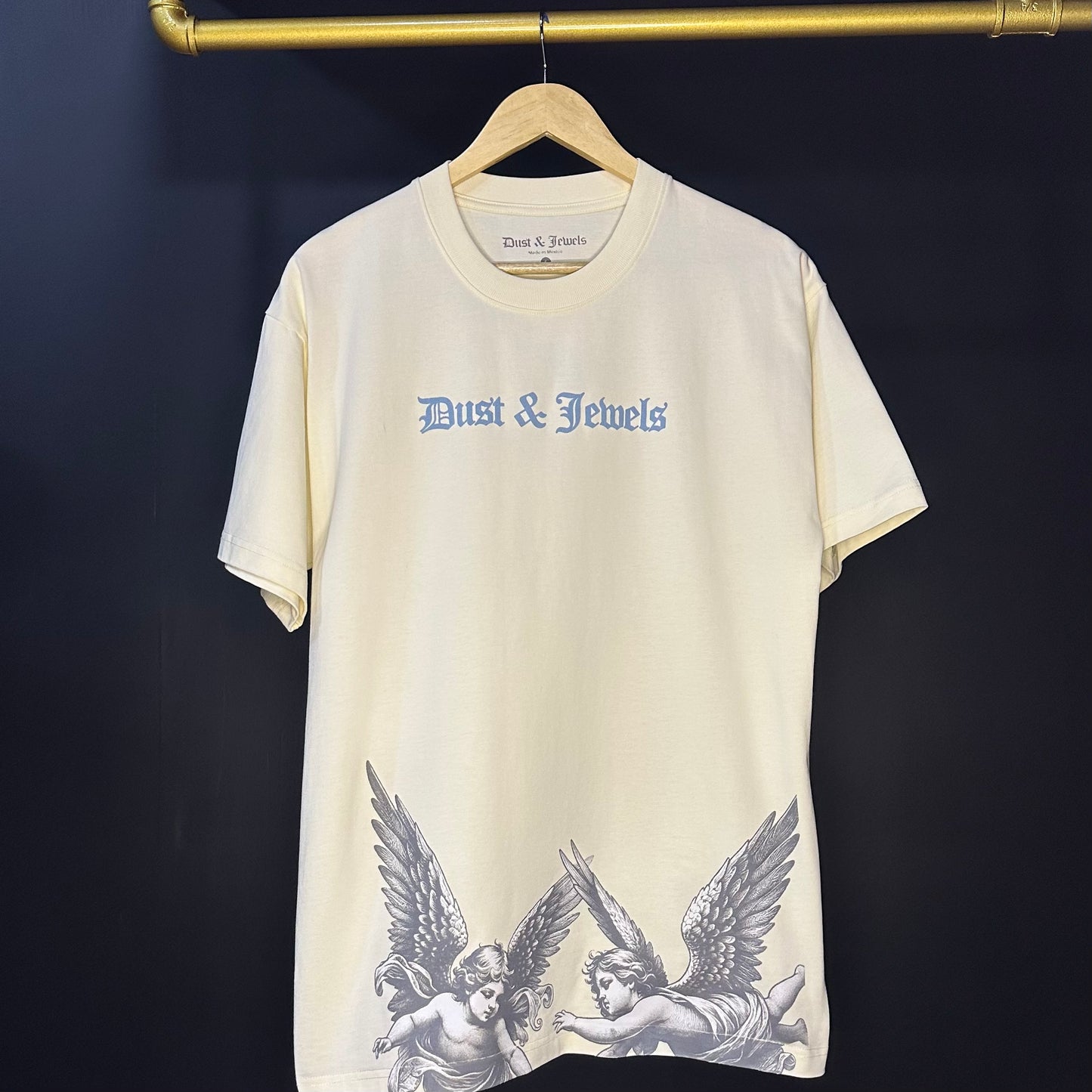 DUST & JEWELS cherubs Bone tee