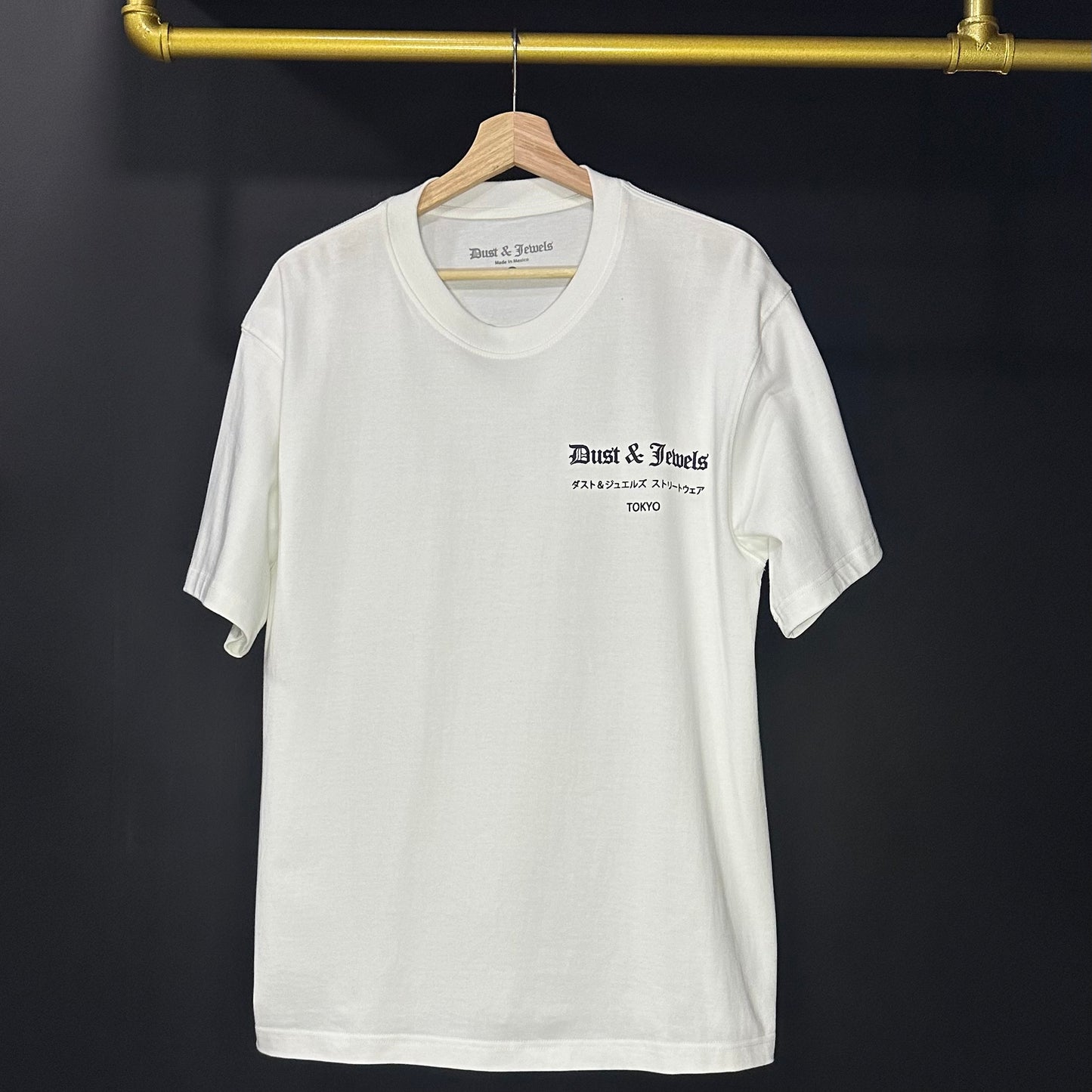 DUST & JEWELS White Basic Tee