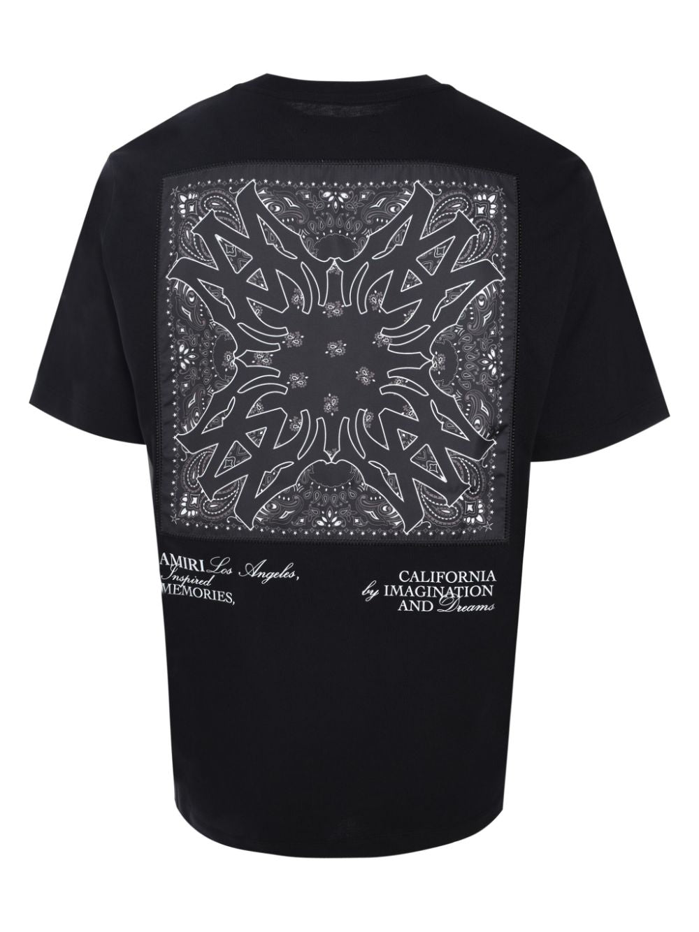 AMIRI
playera con aplique de bandana