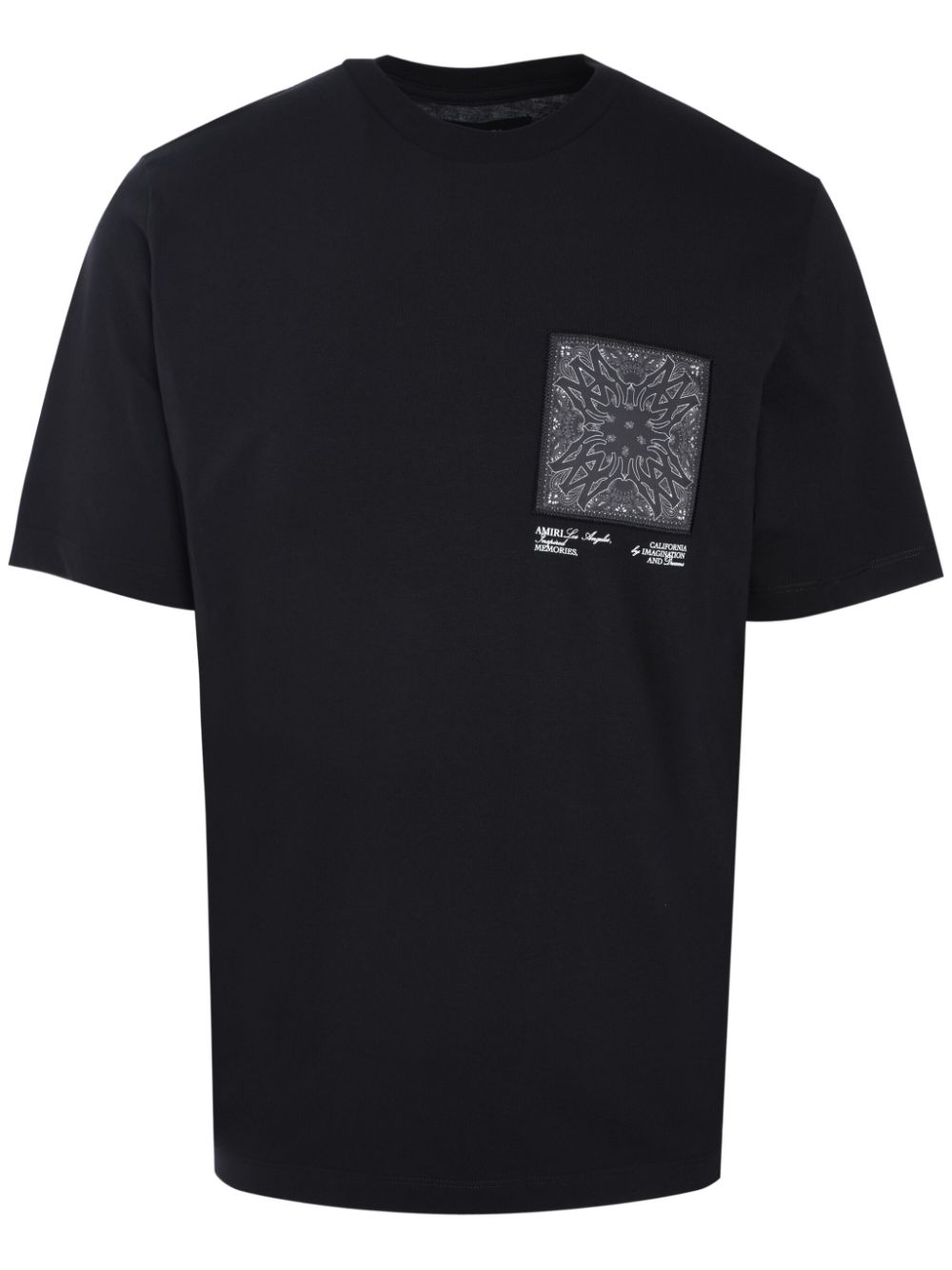 AMIRI
playera con aplique de bandana