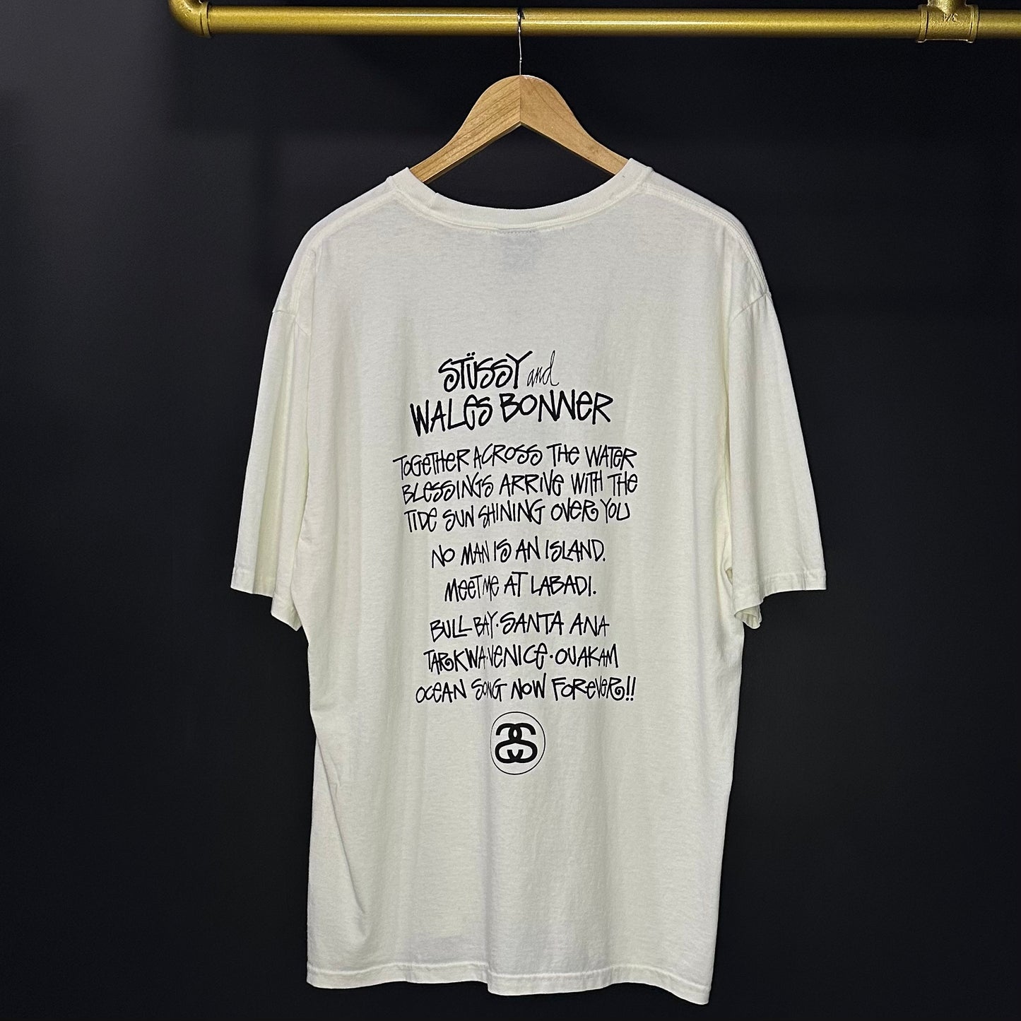 Stussy White Tee