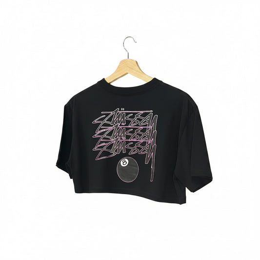 Stussy Black Crop