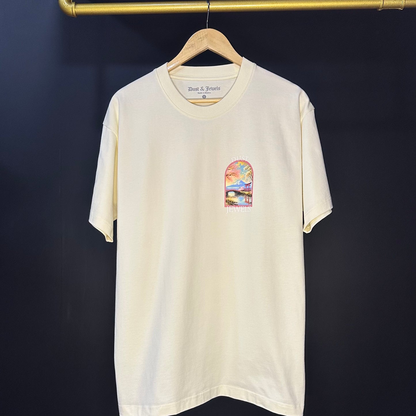 DUST & JEWELS Teample Beige Tee