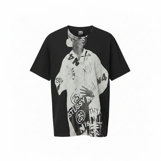 STUSSY Black Tee