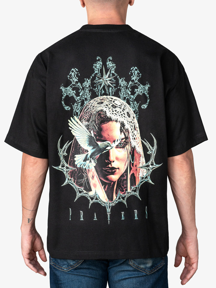 Prayers Black Tee