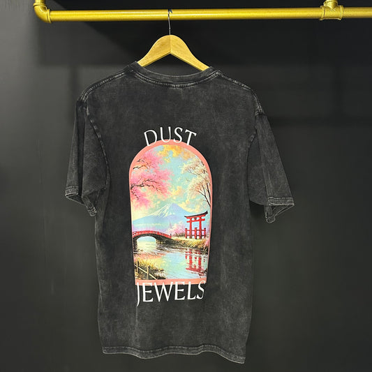 DUST & JEWELS Teample Grey Tee