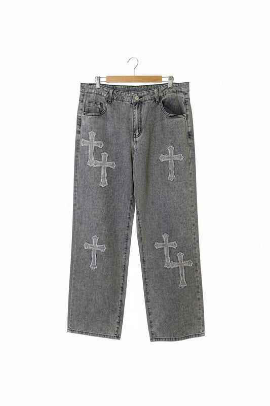 DUST & JEWELS Jeans Grey