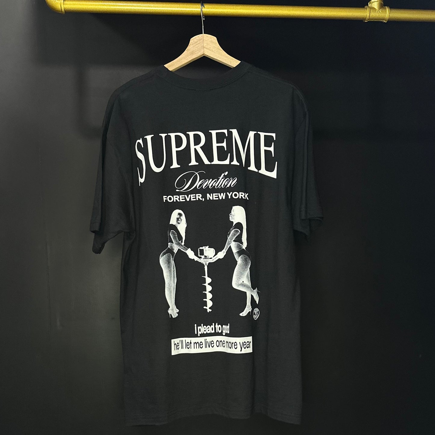 Supreme Black Tee