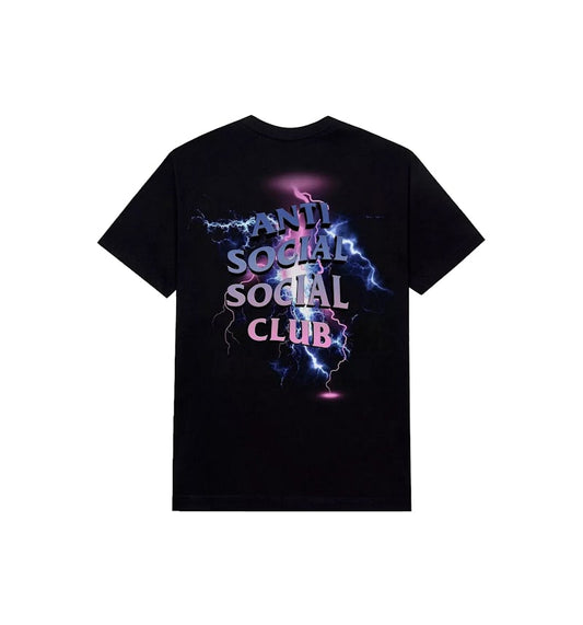 Anti Social Social Club Bolt De El Azul Camiseta Negro