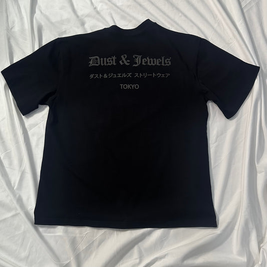 DUST & JEWELS Black Basic TEE