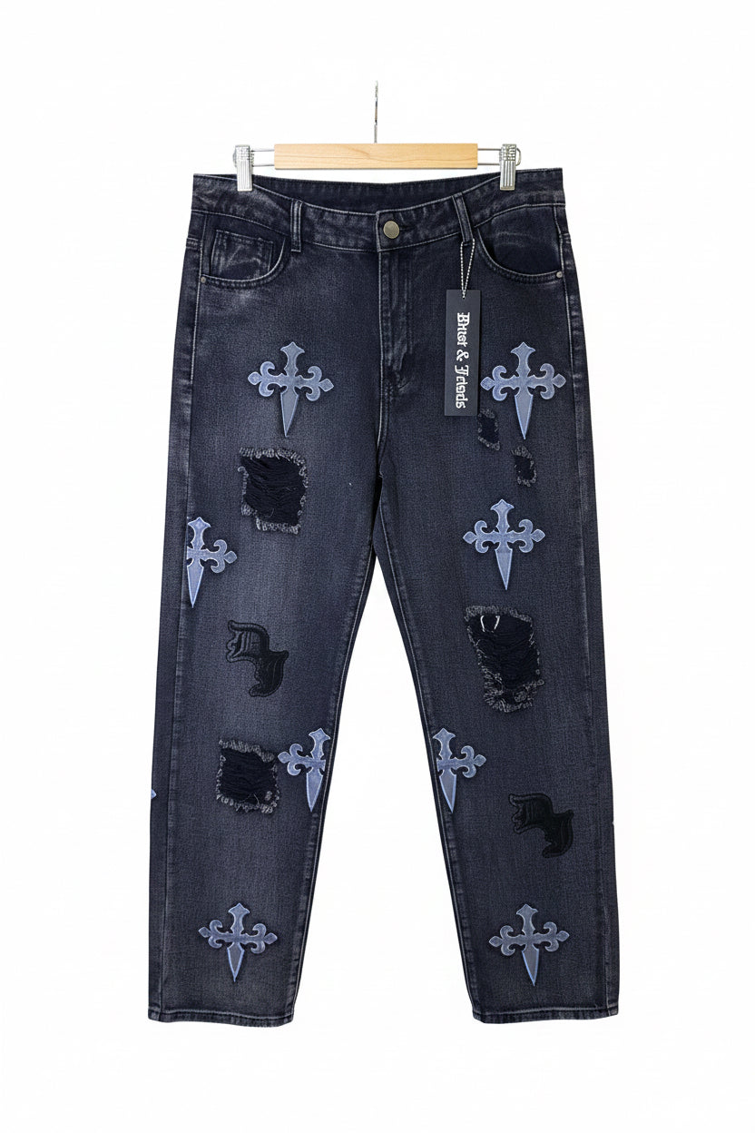 DUST & JEWELS Black Jeans