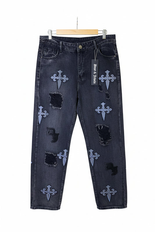 DUST & JEWELS Black Jeans