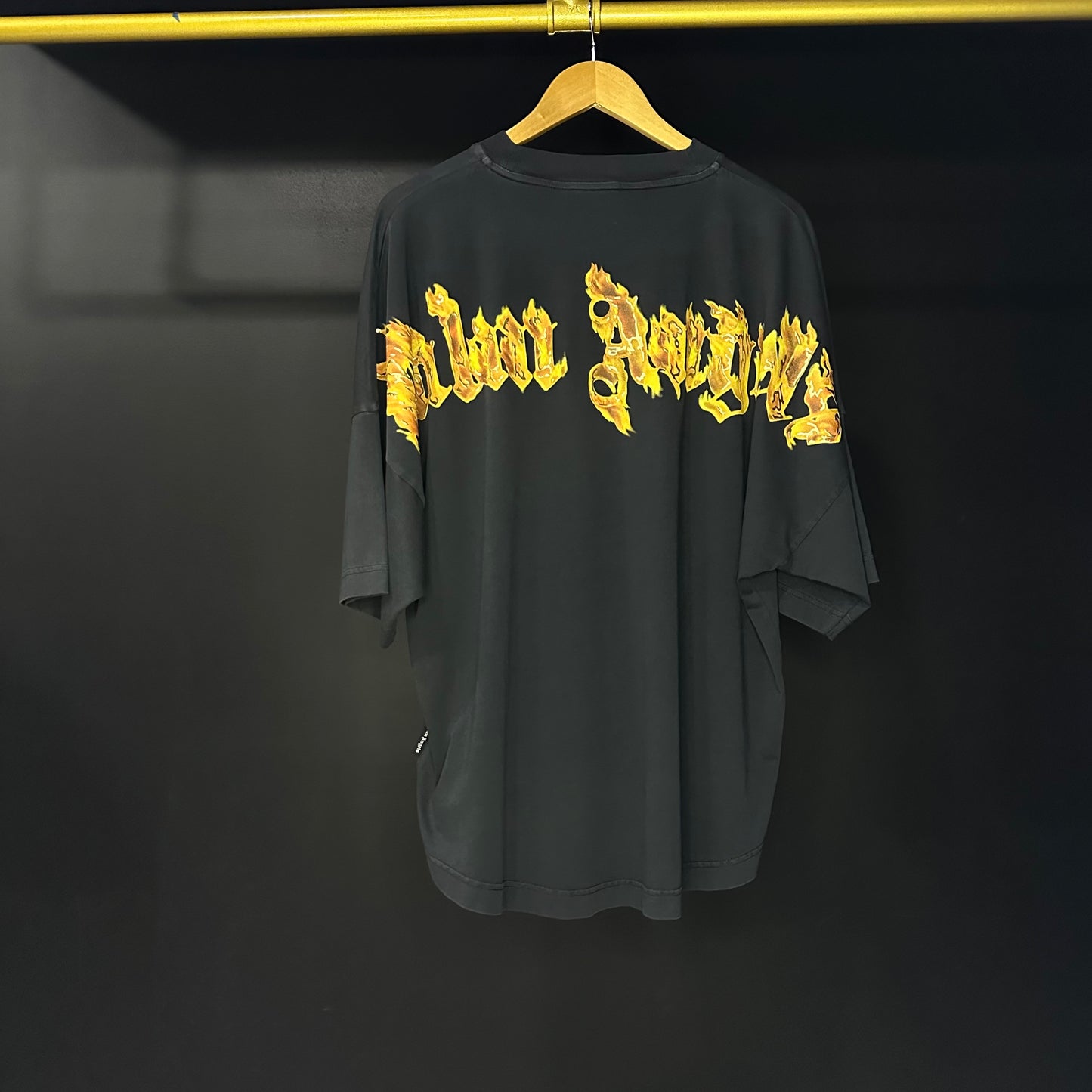Palm Angels Fire Black Tee