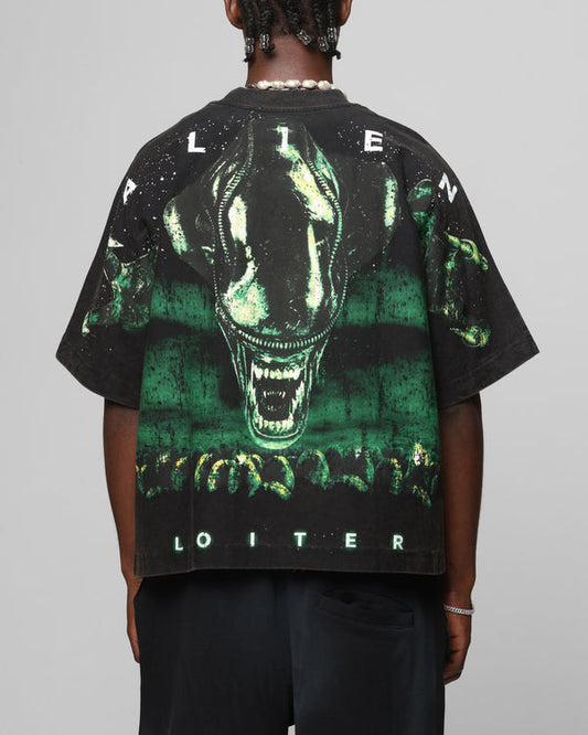 Loiter Alien Green Tee