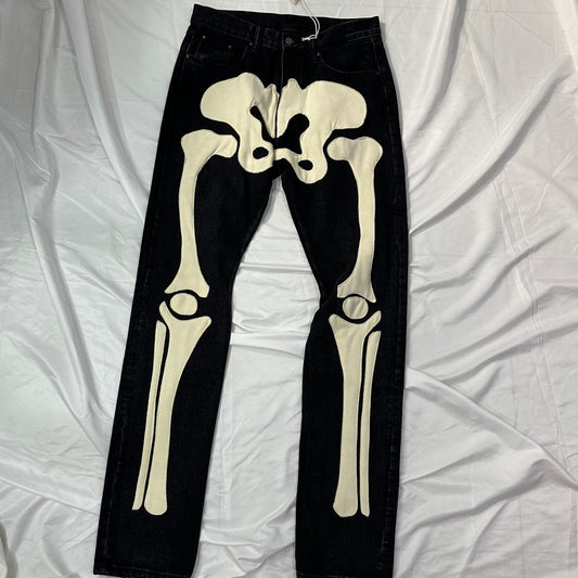 Mnml Skel Black Denim JNS