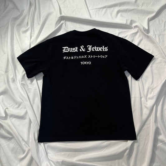 DUST & JEWELS Black Basic Tee