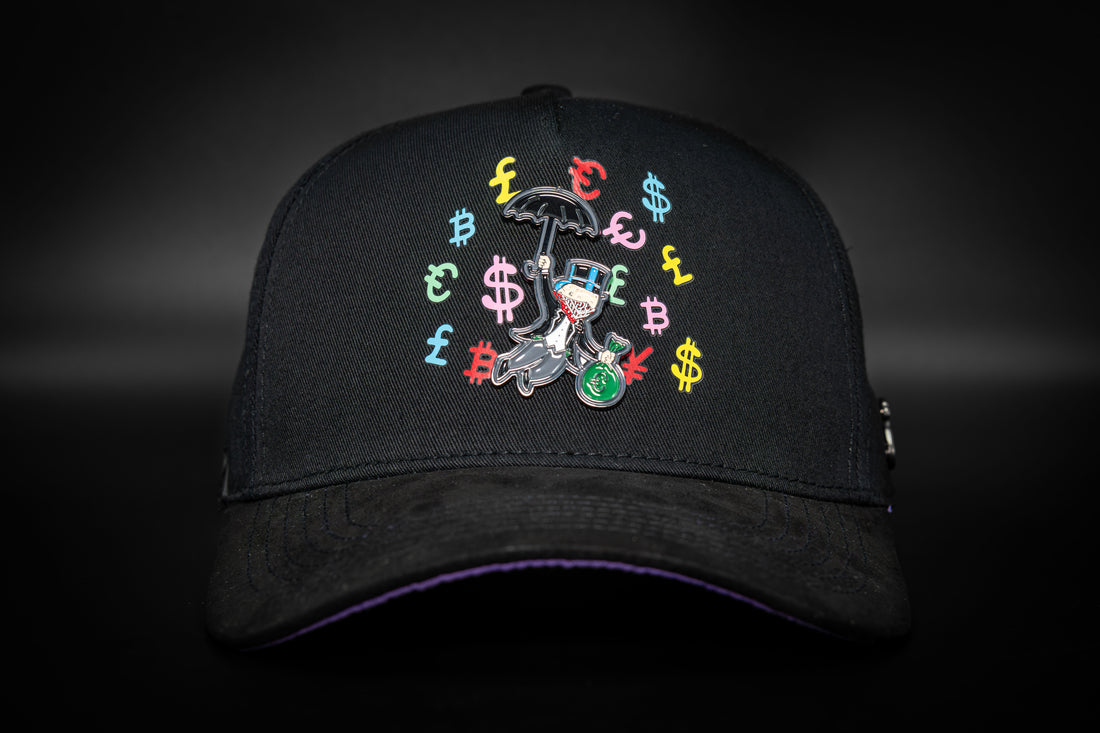 GORRA Cash Only Monopoly Purple