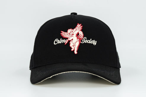 GORRA Cash only RED ANGEL IN BLACK