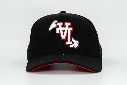 GORRA Cash only LA RINESTONES