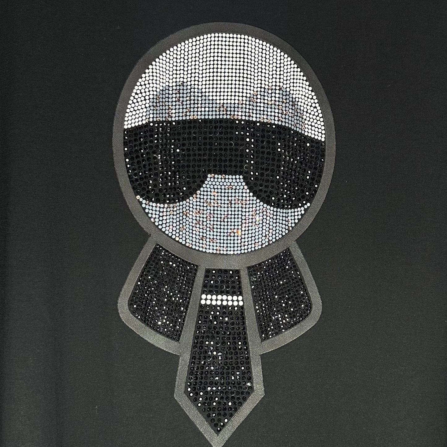 Fendi x Karl Lagerfeld Black Tee