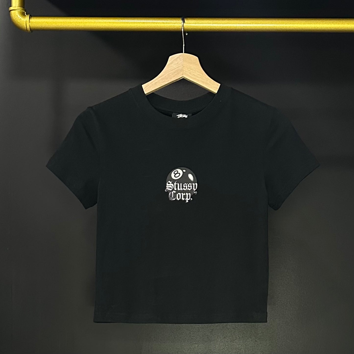 Stussy Black Crop