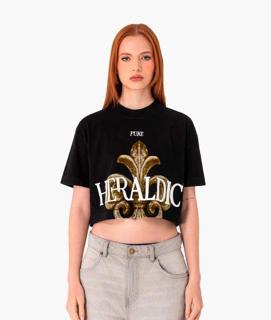 Pure Heraldic Black Tee Women's