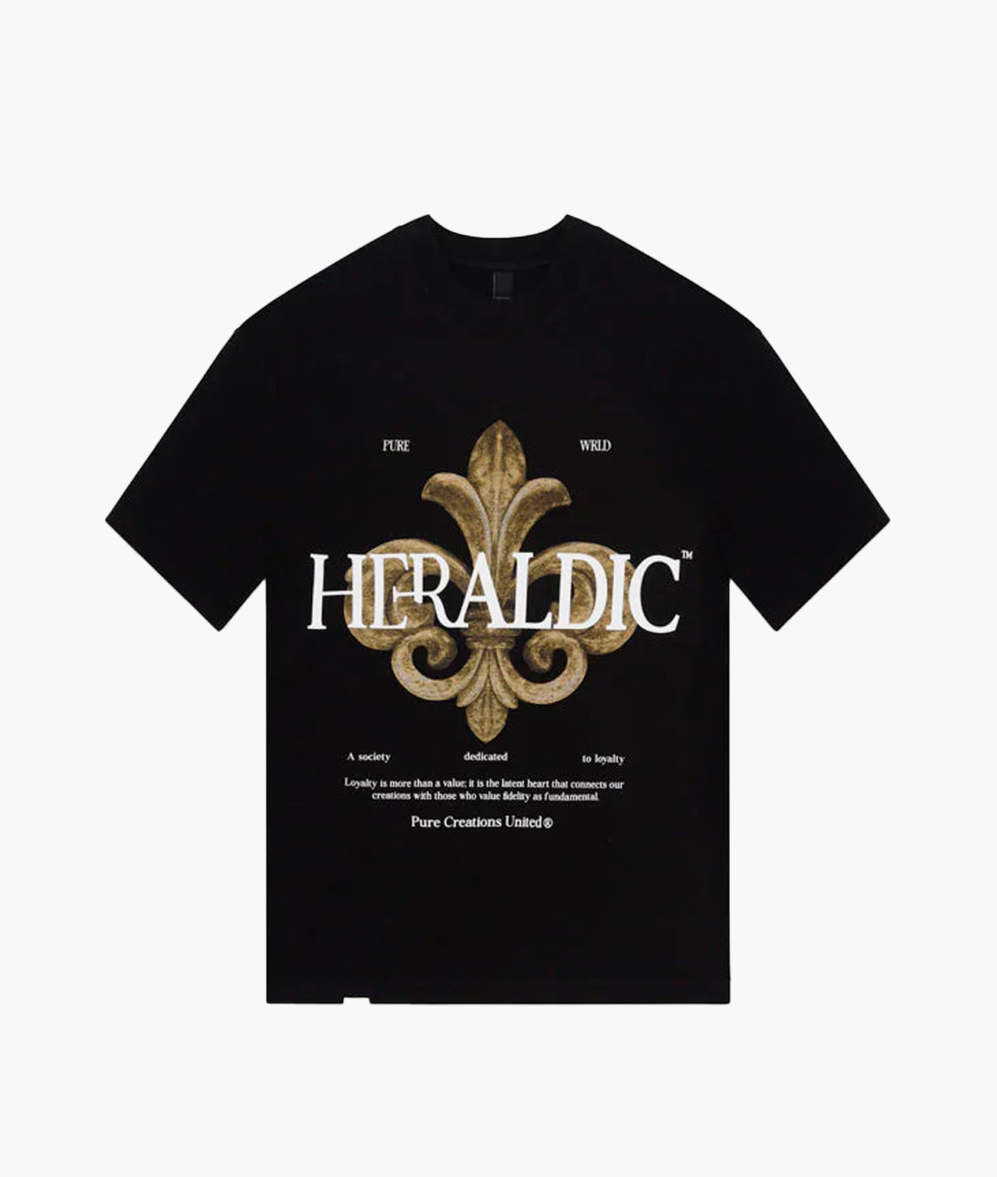 Pure Heraldic Black Tee