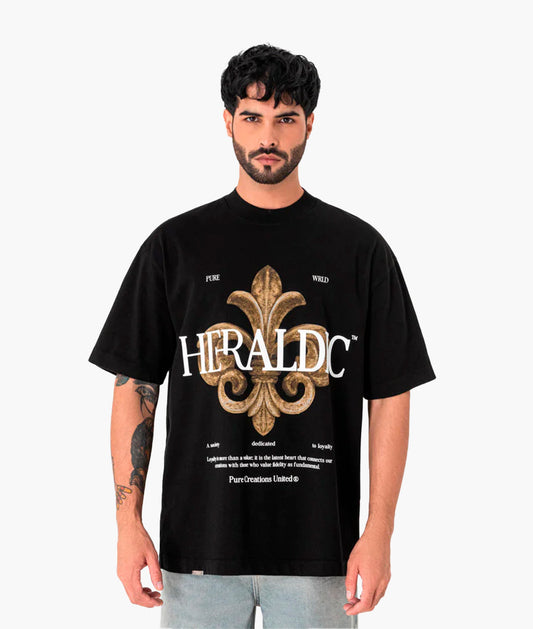 Pure Heraldic Black Tee